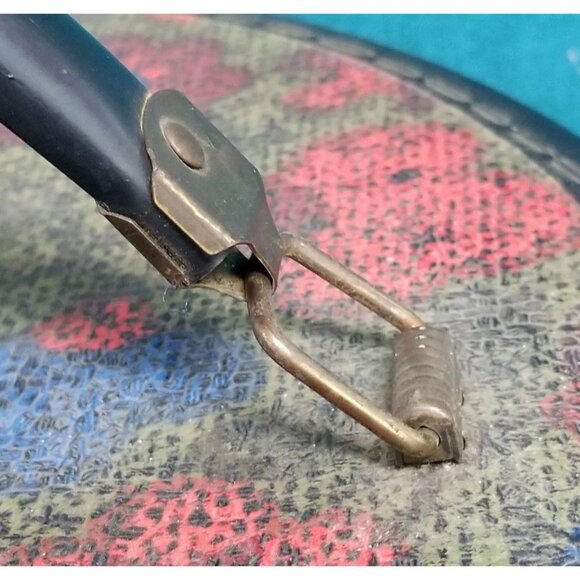 Vtg 60s/70s Multicolor Floral Wig Tote/Hatbox, Storage Travel Case 1970s 1960s - Picture 7 of 10